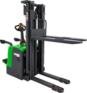 Empilhadeira Elétrica Patolada Tripulado em pé