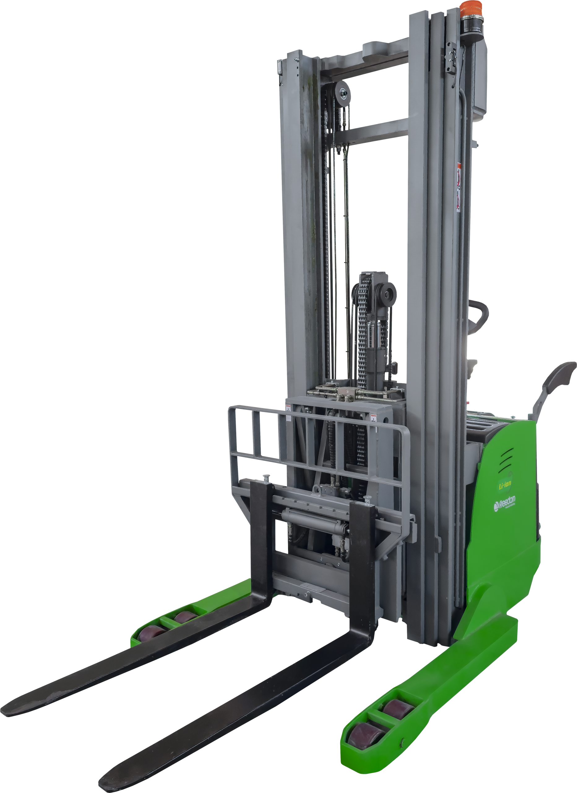 Empilhadeira Elétrica Pant. Patolada Freedom 1,5T – Tripulado em Pé