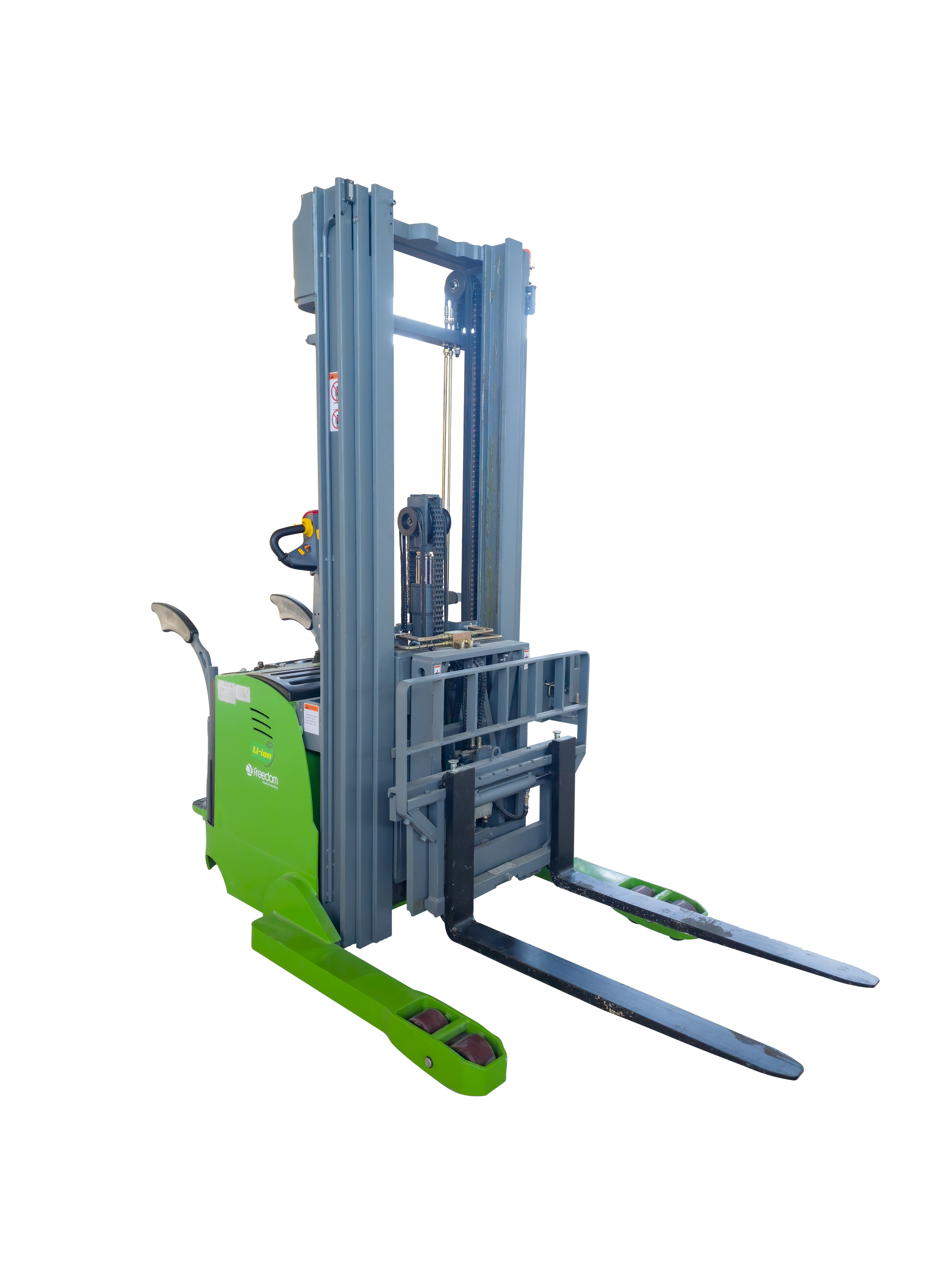 Empilhadeira Elétrica Patolada Pantog. c/ Oper. em Pé Freedom 1,5T